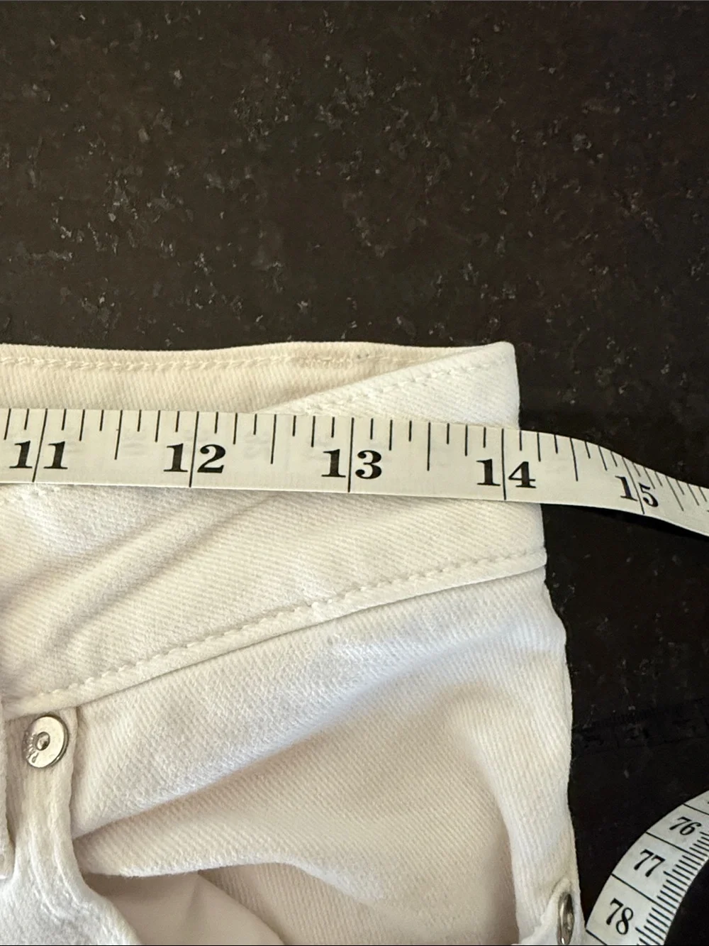 Paige High Rise Laurel Canyon Bootcut Crisp White Jeans Waist 28 - Picture 9 of 14